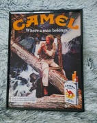 Plakat w ramce 30x40 Camel – Ikona Stylu Vintage 