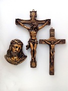 Jezus i Jezus na krzyżu figurka figurki