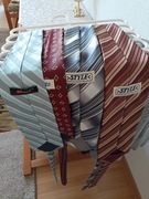 Krawaty męskie biznesowe vintage szerokie eleganckie 