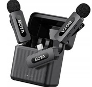 Boya By-V30 mikrofon bezprzewodowy 2 sztuki z etui ładującym