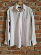 koszula w różowo  białe paseczki * KASTOR