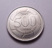 Liban 500 livres 2009 PIĘKNA!