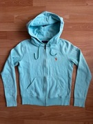 Bluza Polo Ralph Lauren - hoodie full zip - Turkusowa / Miętowa