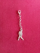 Halloween zawieszka srebrna.