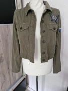 Zara Z1975 Denim  kurtka khaki 34 XS_36 S