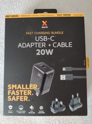 Ładowarka Adapter podróżny Xtorm USB C 20w+ kabel 