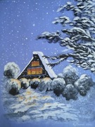 Obraz malowany ręcznie 30x40 cm 