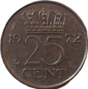 Holandia 25 peset z 1972 roku - OBEJRZYJ MOJĄ OFERTĘ