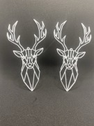 Zawieszka na choinkę - jeleń (6 szt)