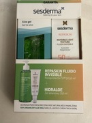 SESDERMA Zestaw REPASKIN FLUIDO INVISIBLE + HIDRALOE ŻEL ALOESOWY