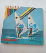 Opakowanie metalowe po kredkach firmy Bruynzeel