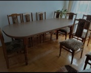 Duży Stół i krzesła 