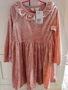 Nowa sukienka  110 116 h&m welur święta przyjęcia elegancka 