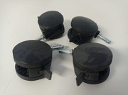 Zestaw 4 kółek meblowych z hamulcami 