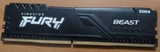 Pamięć DDR4 Kingston Fury Beast 8GB 3200MHz CL16 KF432C16BBK2/16 