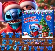 Kalendarz Adwentowy Lilo & Stitch posiada 24 figurki idealny na prezent 
