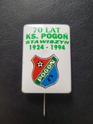Pogoń Stawiszyn 70 lat odznaka woj. wielkopolskie