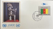 ONZ FDC koperta ze znaczkiem 
