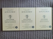 Katalogi premium WCN banknoty polskie KOLEKCJA LUCOW 3 egz aukcje 83-85-87