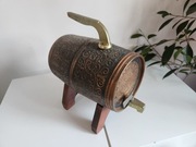 STARA RADZIECKA MIEDZIANA BECZKA NA WINO ZSRR POJEMNOŚĆ 3 LITRY 3L