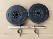 Hantla. 2x2.5kg + gryf. Wysyłka. 