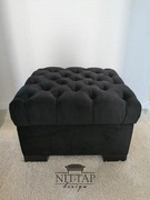 Pufa glamour chesterfield łóżko 