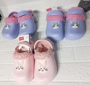 Klapki dziecięce ocieplane