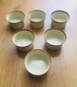 Miseczka, kokilka, salaterka, porcelit Tułowice. 6 sztuk.