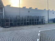 Pojemnik siatkowy. Paleta metalowa