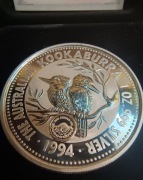 Srebrna moneta Kookaburra 1994 Privy Commonwealth Games Ag .999