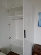 Biała szafa połysk wymiar: 200 x 100 x 56 cm