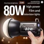 Lampa studyjna 80W 96CRI 2500–6500K pilot,opcja pracy bezprzewodowej Kraków