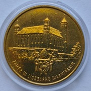 Moneta 2 zł 1996 r. Zamek w Lidzbarku Warmińskim /mennicza/