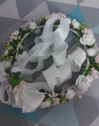 Komunijne wianekrekodzieło,torebkana książeczkę,rękawiczki na palec