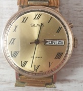 Stary Naręczny zegarek Slava 26 jewels