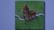 CARCASSONNE pojedyncze elementy PŁYTKA TERENU