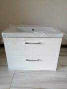 Szafka łazienkowa, wisząca z umywalką 