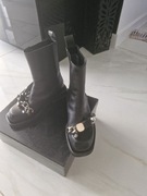 Botki damskie skórzane Donna Fabiani 