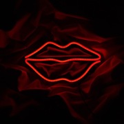 NEON LED USTA dekoracja lampa