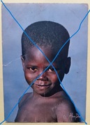 Chłopiec-Pocztówka z Afryki. Opisana z lat 1980tych. Ciekawa.