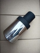 Chromowana ozdobna końcówka wydechu BUZZER ZZ84X dyfuzor okrągła ścięta