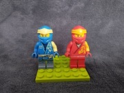 Minifigurka oryginalna LEGO Jay i Kai Core Ninjago njo0714 dwie sztuki.