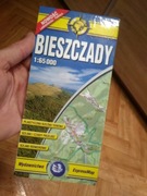 Bieszczady; laminowana mapa turystyczna 1:65 000