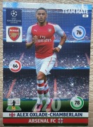 PANINI CHAMPIONS LEAGUE 2014/15 KARTA TEAM MATE ALEX OXLADE CHAMBERLAIN