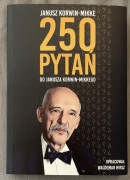 Janusz Korwin Mikke autograf podpis książka 250 pytań do JKM