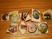 Wpinka Przypinka 9 szt PRL lata 70-te 80-te NIEUŻYWANE ! Zest. 3 PKP PTTK 