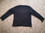 Czarny Sweter Reporter roz XL. z kieszenią na rami