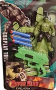 Zestaw- HULK - figurka,Rękawica, pistolet