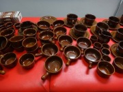 Filiżanki, kokilki, talerzyki Pruszków PRL