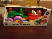 Traktor na farmie Dumel Discovery sorter kształtów muzyka dźwięki